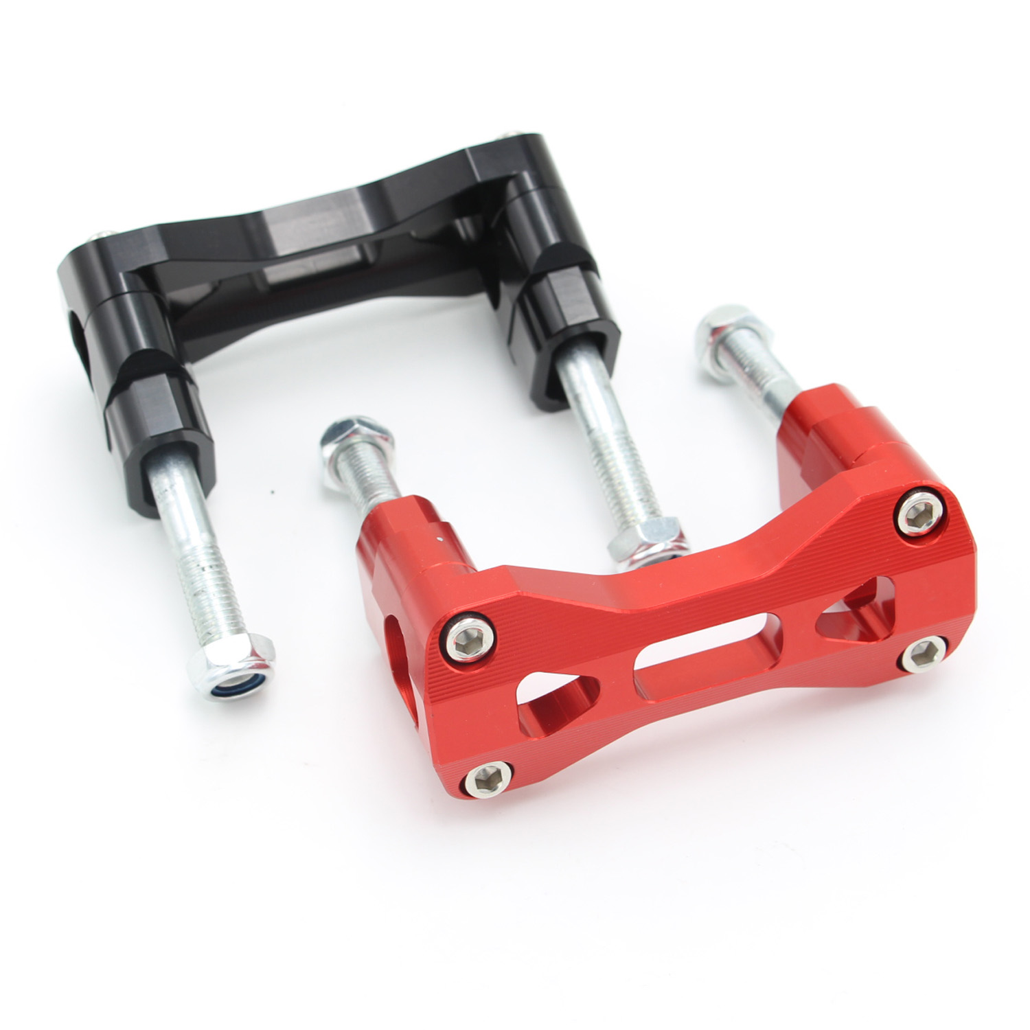 1 1/8" MX Enduro Billet HandleBar Fat Bar Riser Mount Clamp for Honda